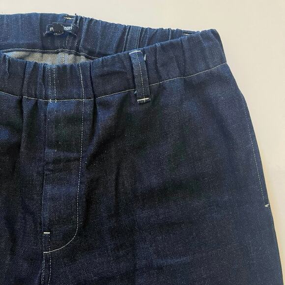 Evan Kinori Denim Elastic Pant Mens M 35x26 Organic Cotton Japanese Made in USA - Picture 3 of 15
